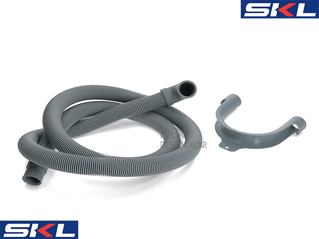 AVLOPPSSLANG 1,5mRAK - VINKEL 19/22 UNIVERSAL