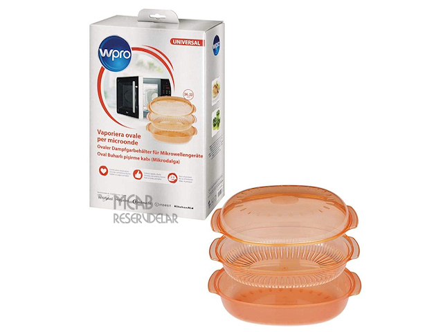 ÅNGSKÅL OVAL 2,5L 34x22 CM WHIRLPOOL-ARISTON-HOTPOINT-INDESIT